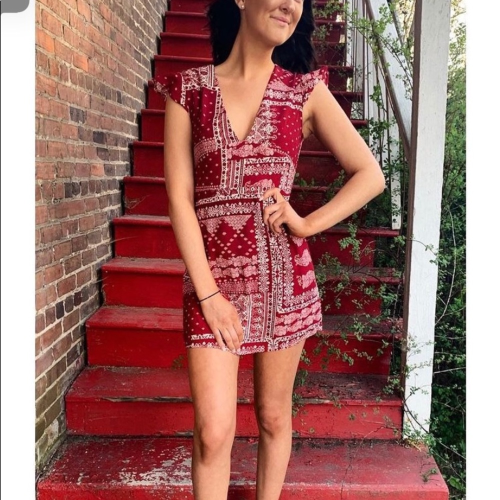 Bandana Red Dress! Size XS